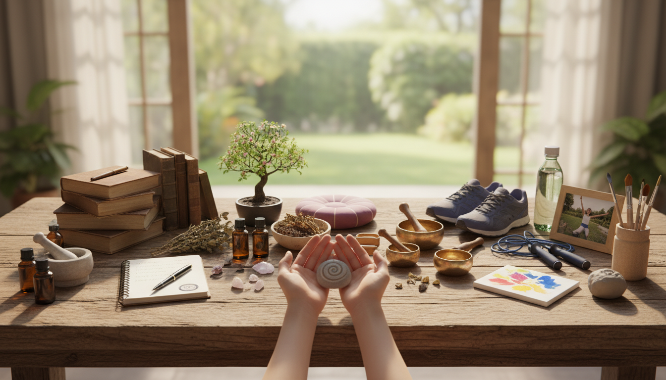 Tableau d'auto-évaluation de l'estime de soi avec 6 affirmations et trois niveaux de réponse : rarement, parfois, souvent